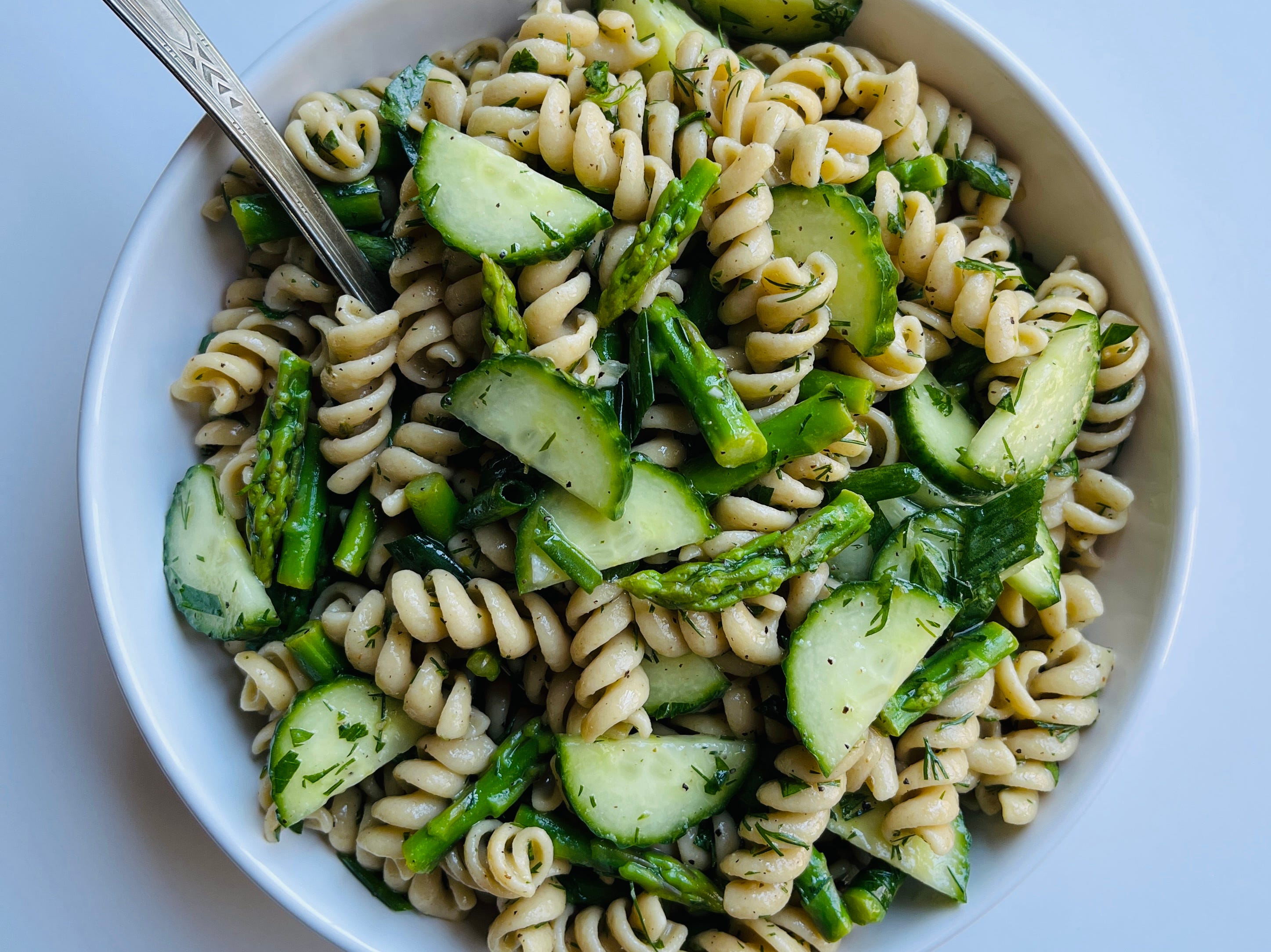 Spring Pasta Salad - by Darlene Zimmerman, MS, RD
