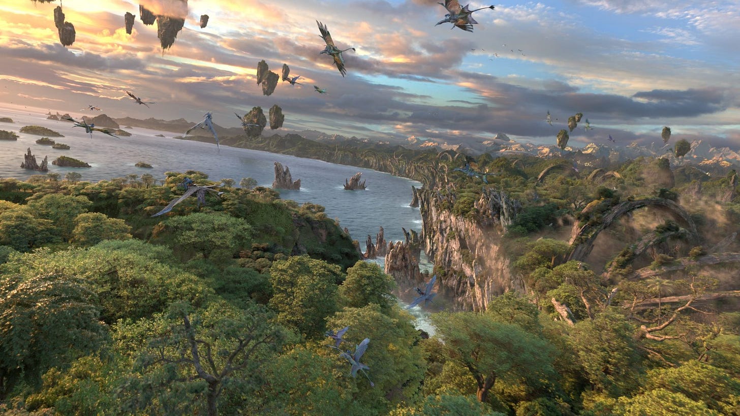 Avatar Fight Of Passage scene from the ride at Disney's Animal Kingdom Avatar Fight Of Passage scene from the ride at Disney's Animal Kingdom