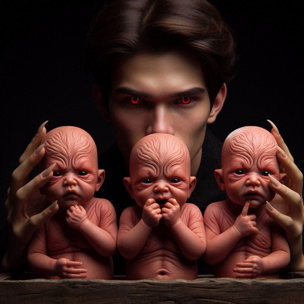 O que está por trás desses Bebês Reborn são forças demoníacas. 