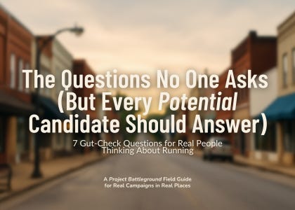 The Questions No One Asks (But Every Potential Candidate Should Answer)