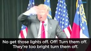 After the lights went out at a rally in Atlanta, Donald J. Trump asked for  them to stay off: yhoo.it/1UicIa9 | Yahoo News | Facebook
