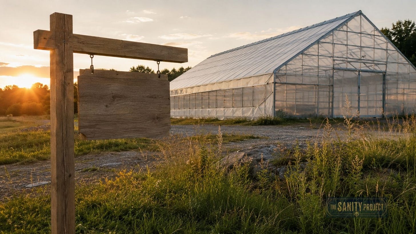 A greenhouse property in rural Ontario, representing questions around foreign investment in Canada in the agriculture sector. A greenhouse property in rural Ontario, representing questions around foreign investment in Canada in the agriculture sector.