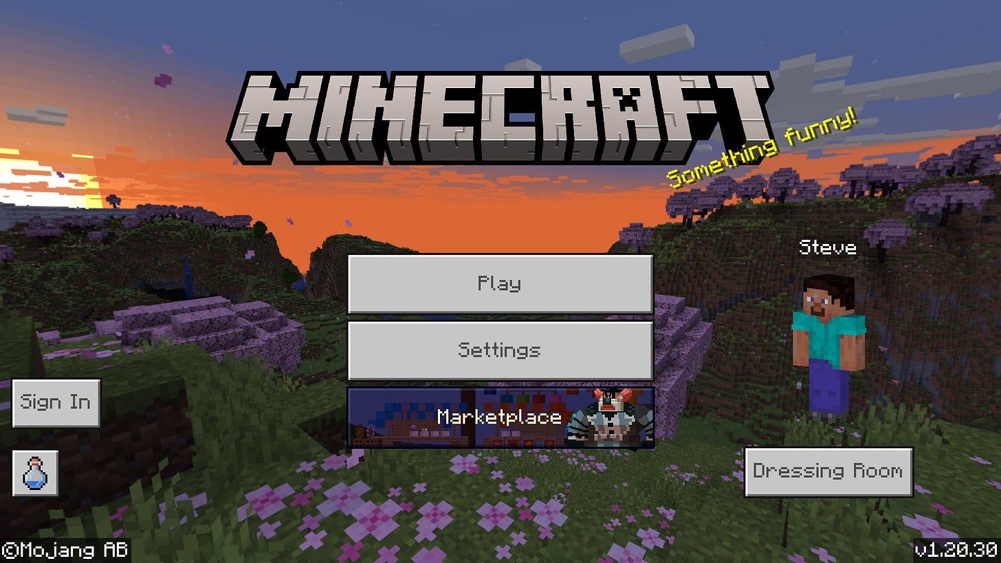 Title Screen – Minecraft Wiki Title Screen – Minecraft Wiki
