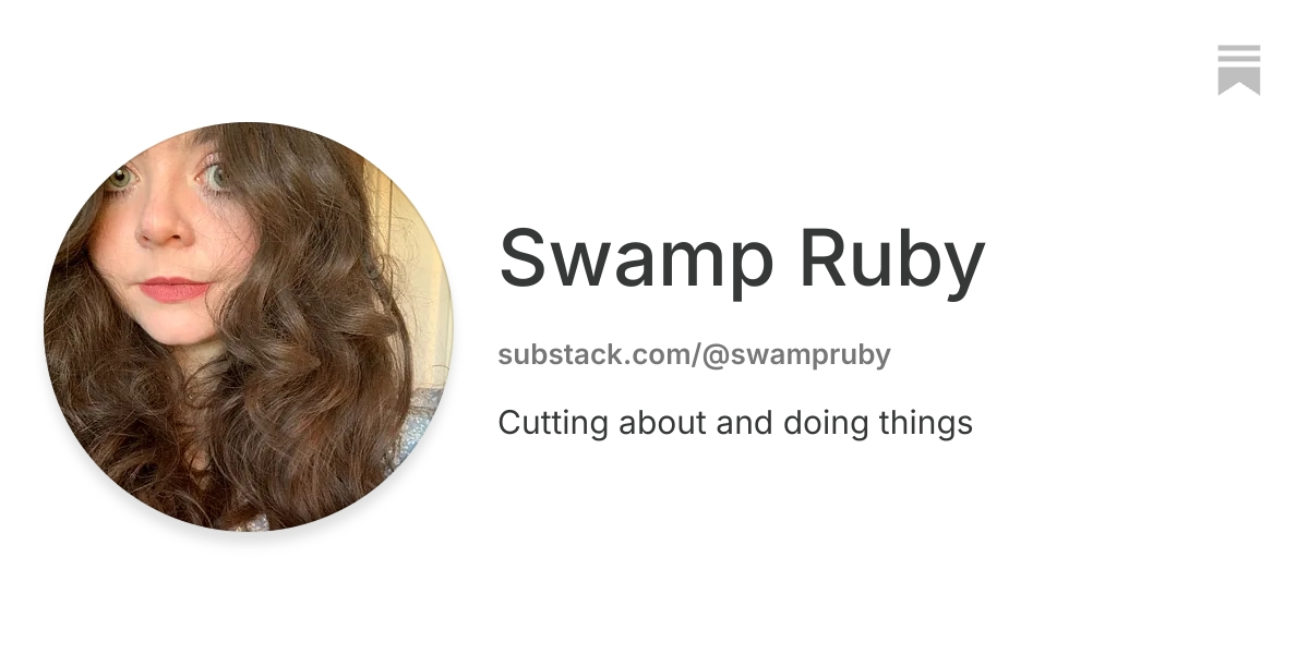Swamp Ruby | Substack