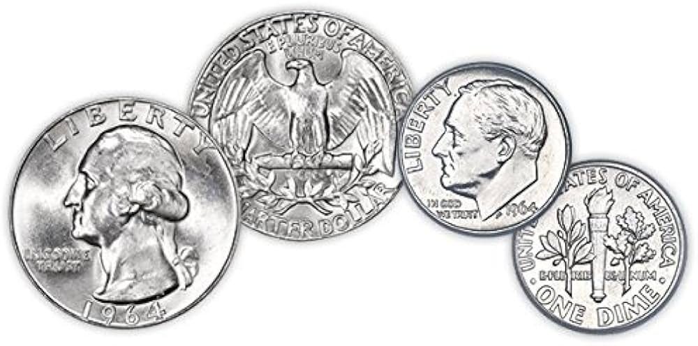 Mixed Pre-1965 US Silver Coins - $1.00 Face Value at Amazon's Collectible Coins Store Mixed Pre-1965 US Silver Coins - $1.00 Face Value at Amazon's Collectible Coins Store