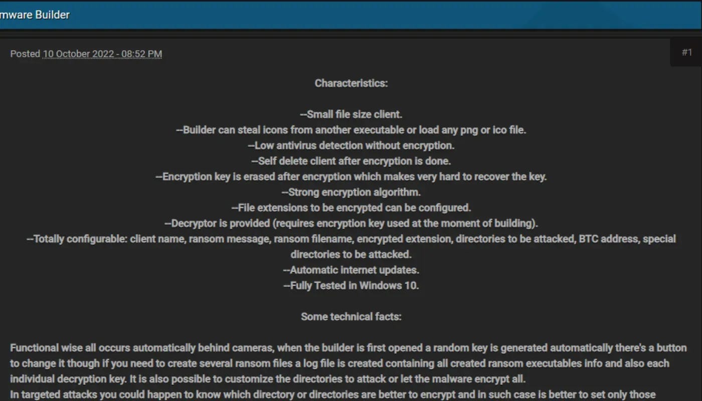 Una solicitud de un trabajo de ransomware. Una solicitud de un trabajo de ransomware.
