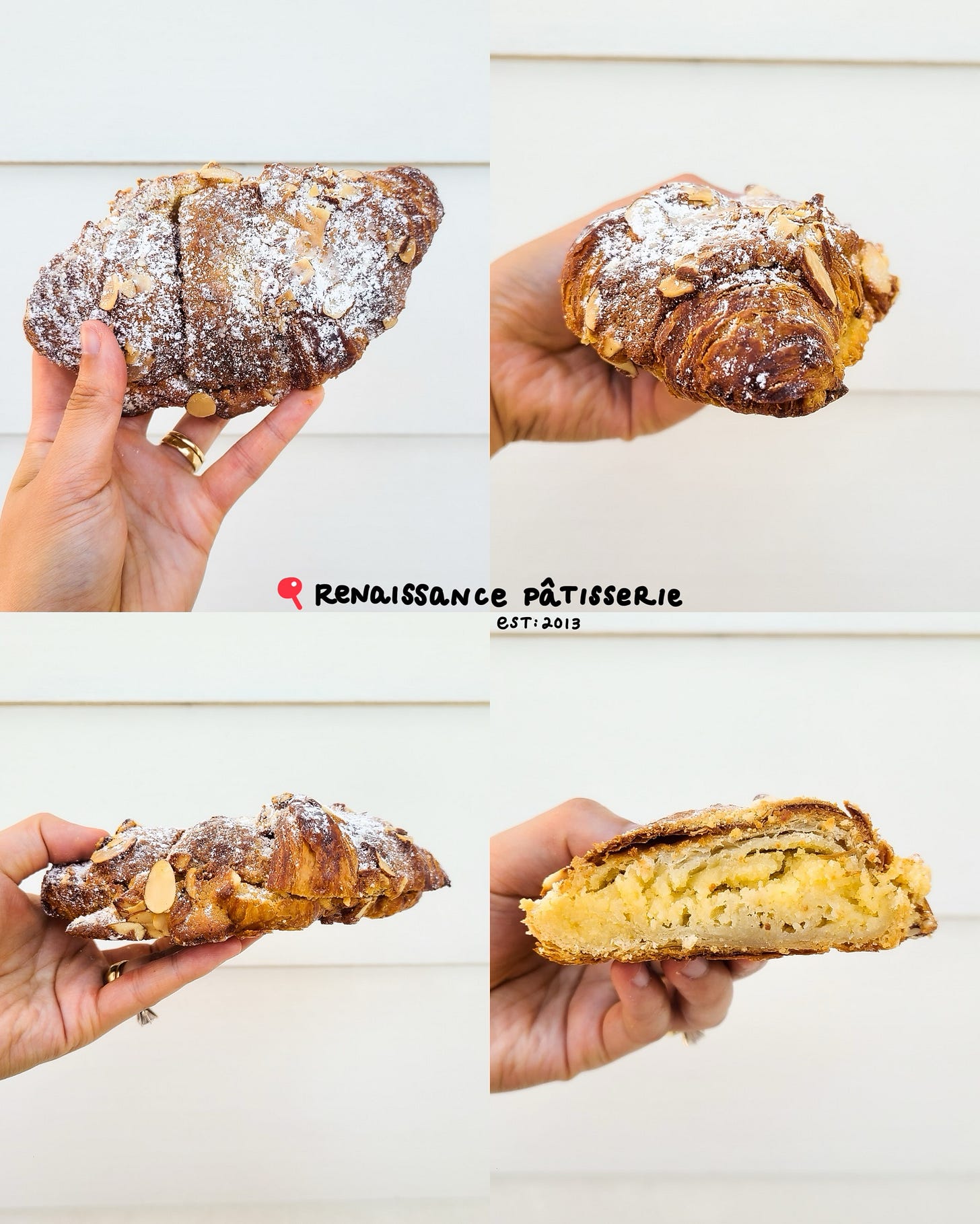 Renaissance Patisserie almond croissant