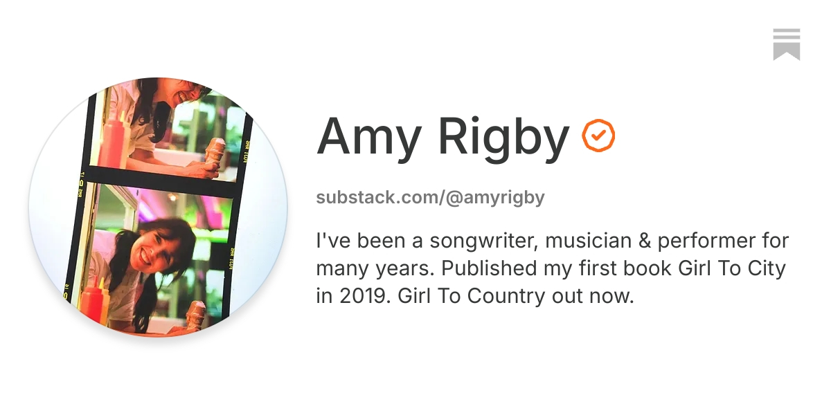 Amy Rigby | Substack