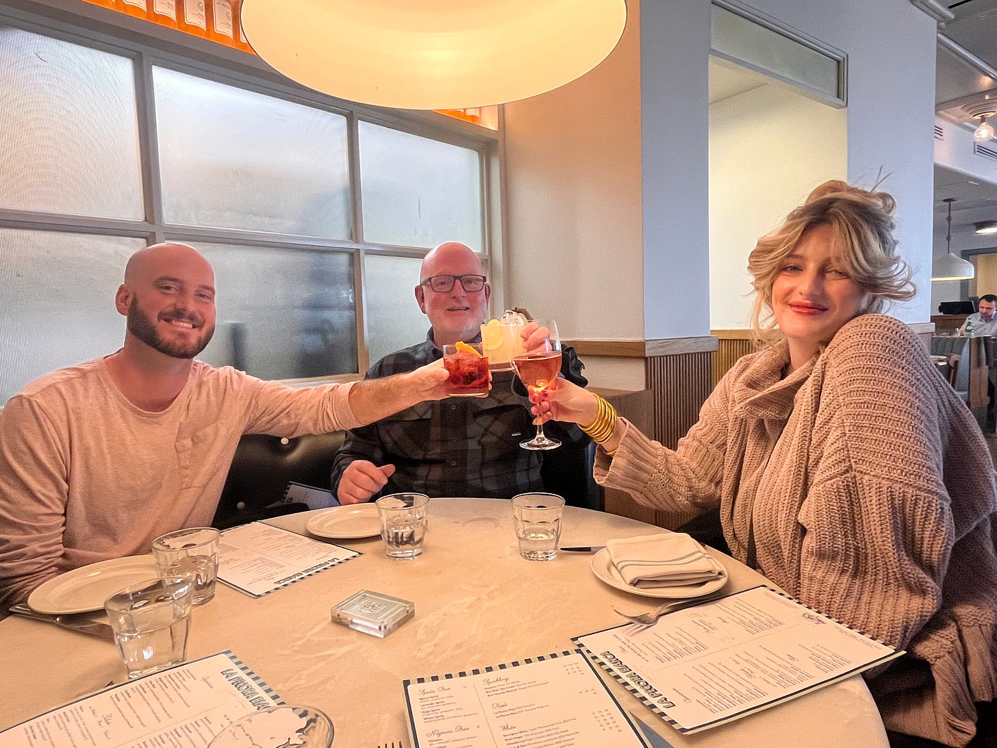 Sean, Ed and Jayne pictured Cheersing on Pub Day in Celebration of Jayne’s Debut book This Is Body Grief! Sean, Ed and Jayne pictured Cheersing on Pub Day in Celebration of Jayne’s Debut book This Is Body Grief!