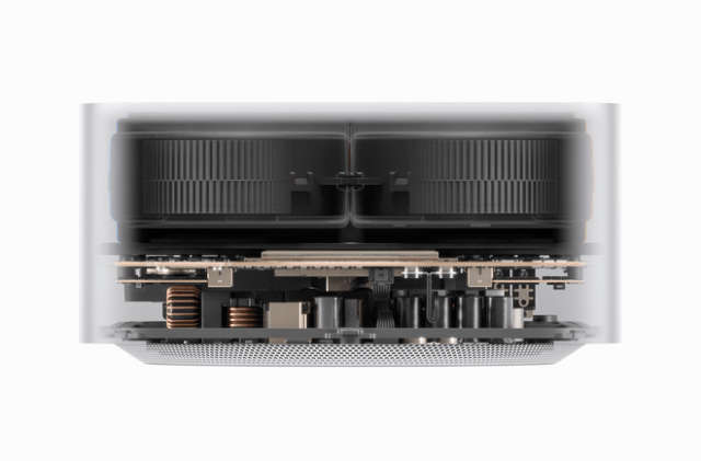 An inside view of Apple's Mac Studio An inside view of Apple's Mac Studio