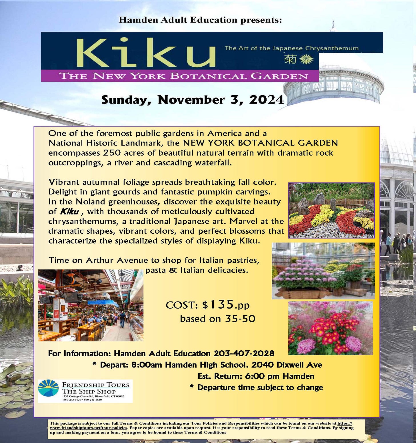 nov 3 NYBG Kiku hamden adult ed