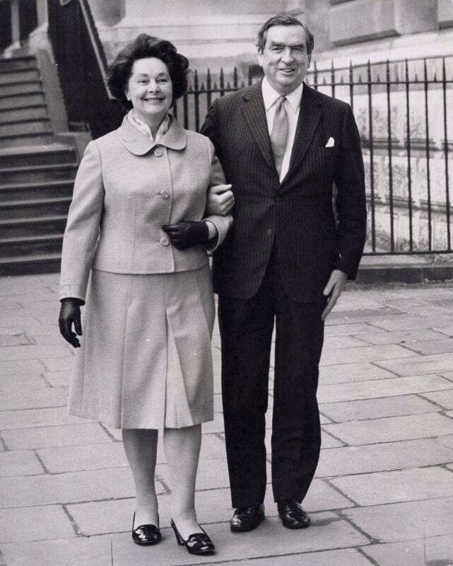 NPG x194100; Edna May (née Edmunds), Lady Healey; Denis Winston Healey,  Baron Healey - Portrait - National Portrait Gallery