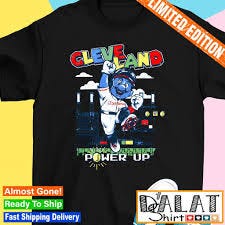Super Mario power up Cleveland Guardians Baseball shirt - Dalatshirt Store  Online Shopping in USA