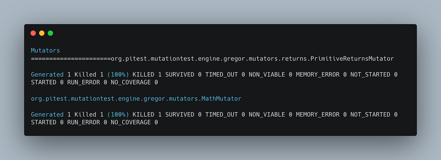 Mutation Coverage