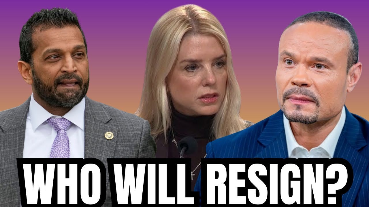 Kash Patel & Dan Bongino's SHOCKING Threat to RESIGN Over Pam Bondi as ...