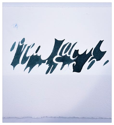 Sketches of the quote Great talent matures late.