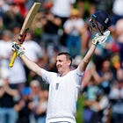 Brook century edges England ahead in Ōtautahi