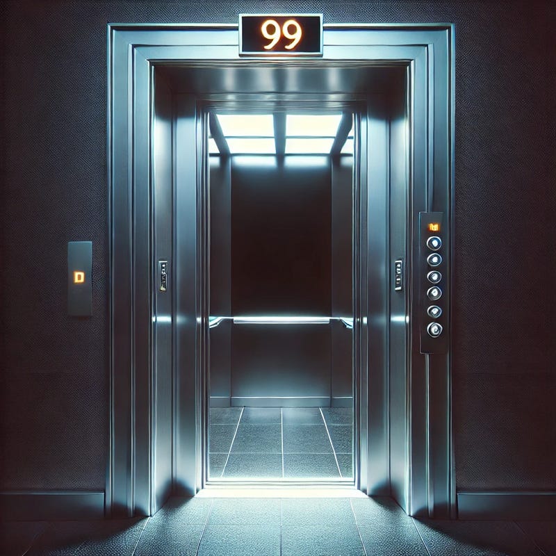 The Locked Elevator - The Mythic Spectrum’s Substack
