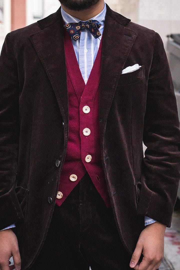 Menswear, coats, ties, outfits