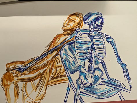 Male nude life drawing cardiff aberdare