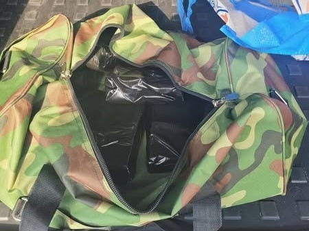 What's in this duffel bag? Oh, just $312,495 in cartel currency! What's in this duffel bag? Oh, just $312,495 in cartel currency!