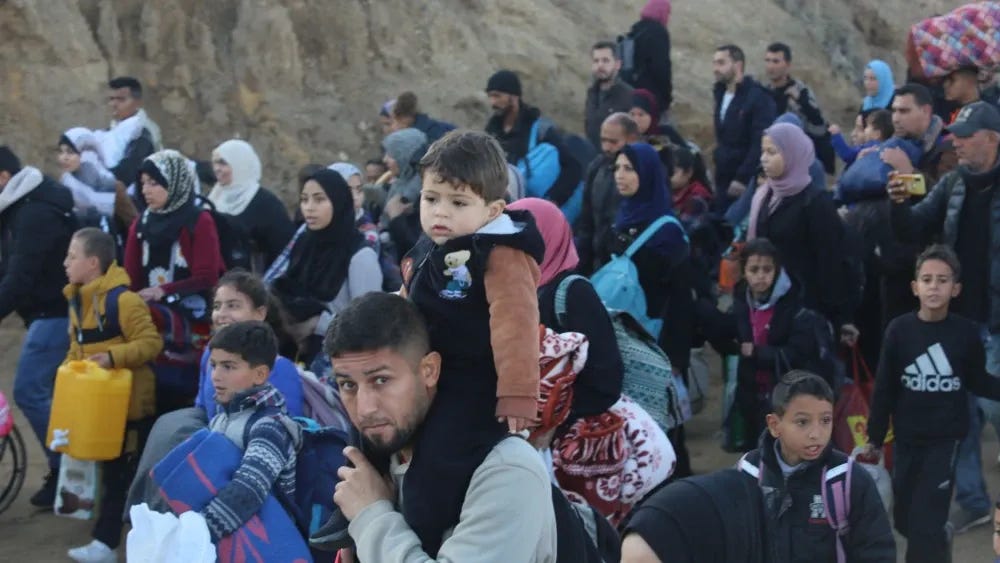 moradores de Gaza