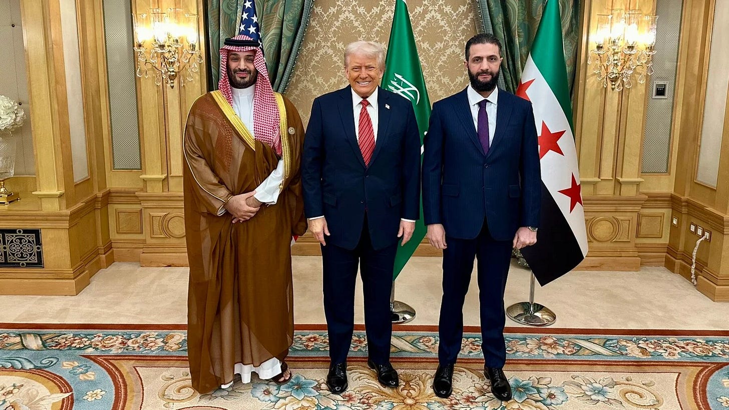 Trump meets Syria's President Sharaa after lifting sanctions | Middle East  Eye