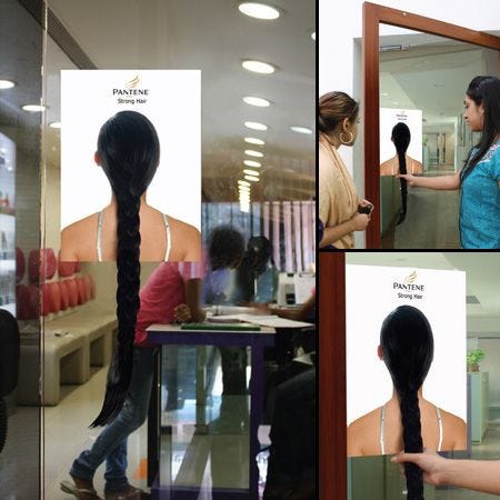 Pantene Door Handle | Hair advertising, Beauty advertising, Shampoo ...