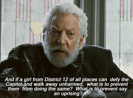 The Hunger Games Renaissance. The Hunger Games: Catching Fire (2013), dir.  Francis Lawrence “I have a problem, Miss... – @thehungergamesrenaissance on  Tumblr