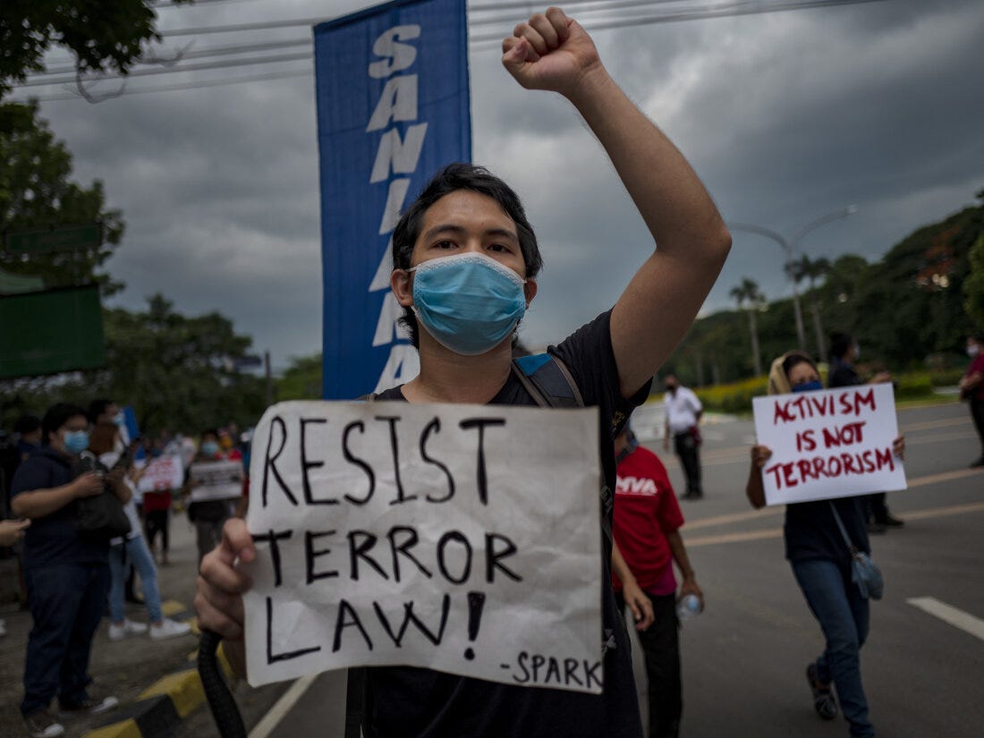 Why Rights Groups Worry About The Philippines' New Anti-Terrorism Law : NPR