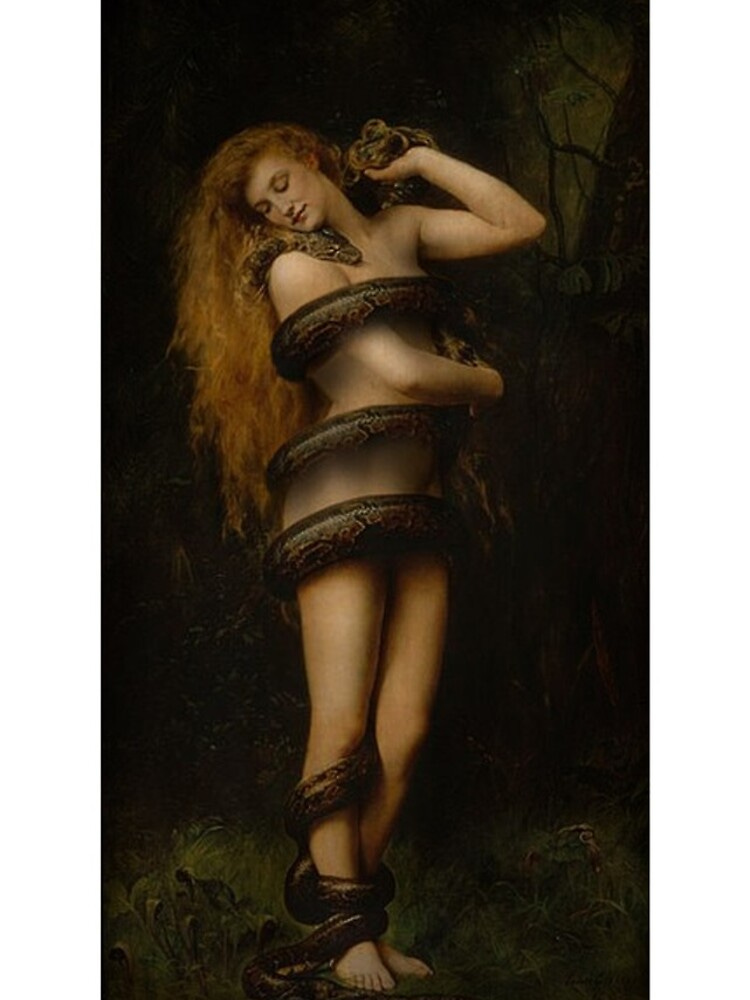 Lilith with a Snake" iPhone Case for Sale by CliqueOne | Redbubble