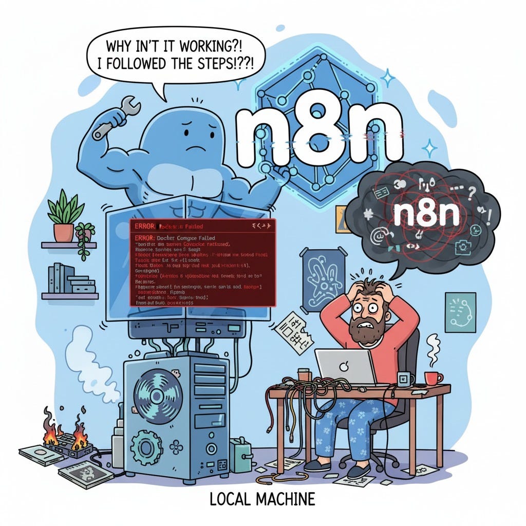 Levantando n8n con docker en local como un PRO