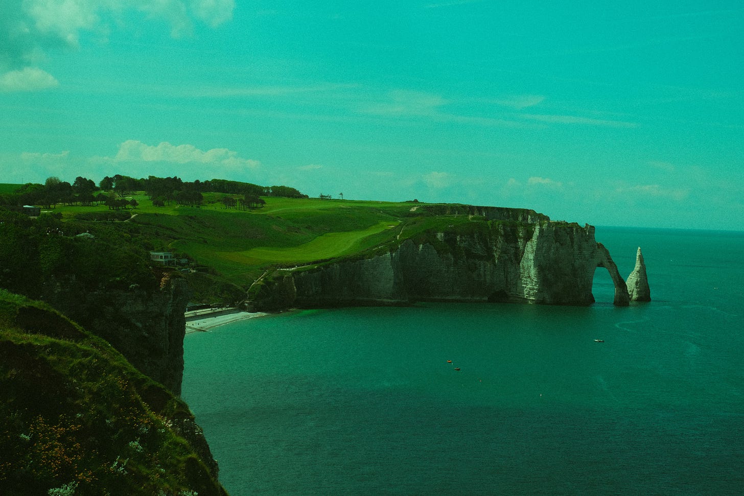 Étretat, Normandia, França.
