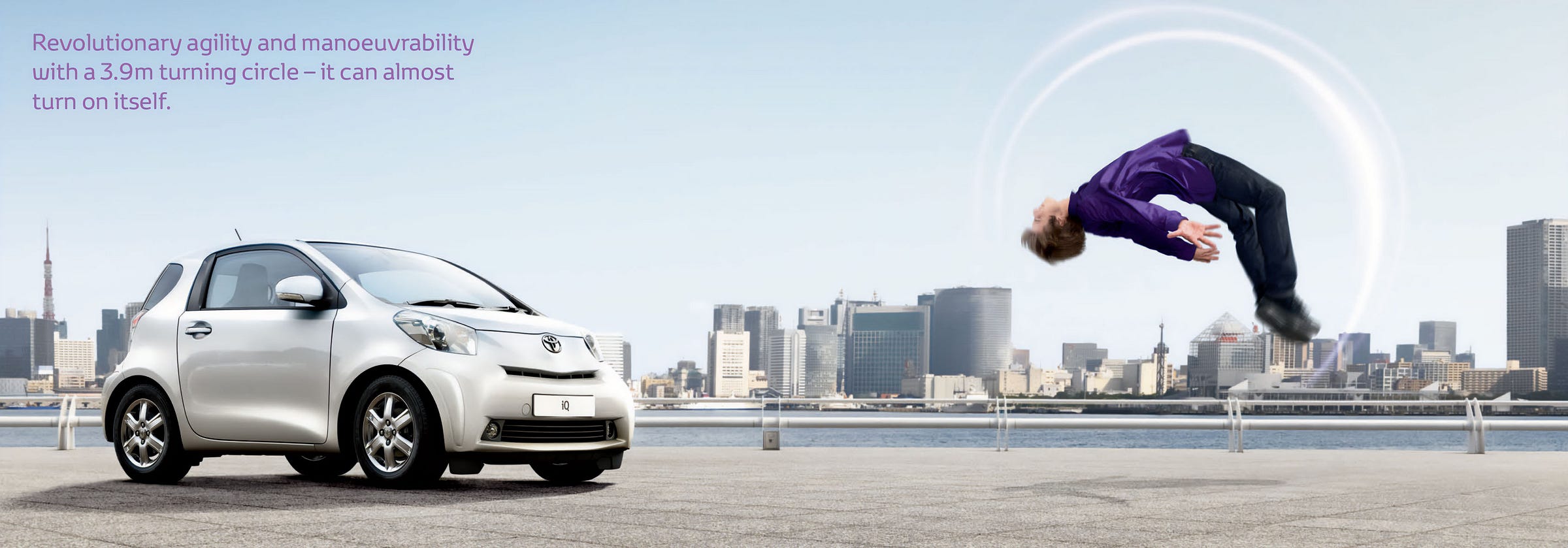 Toyota iQ 2012 UK brochure turning circle Toyota iQ 2012 UK brochure turning circle