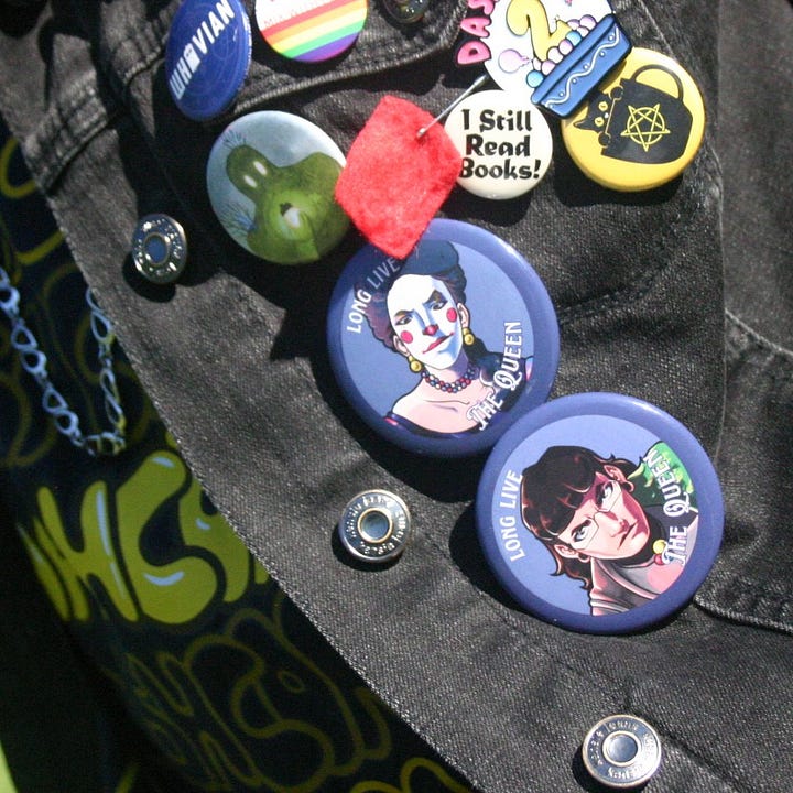 Gallery collection of 2026 DashCon 2's merch collection, entitled "Revolution, Baby!"