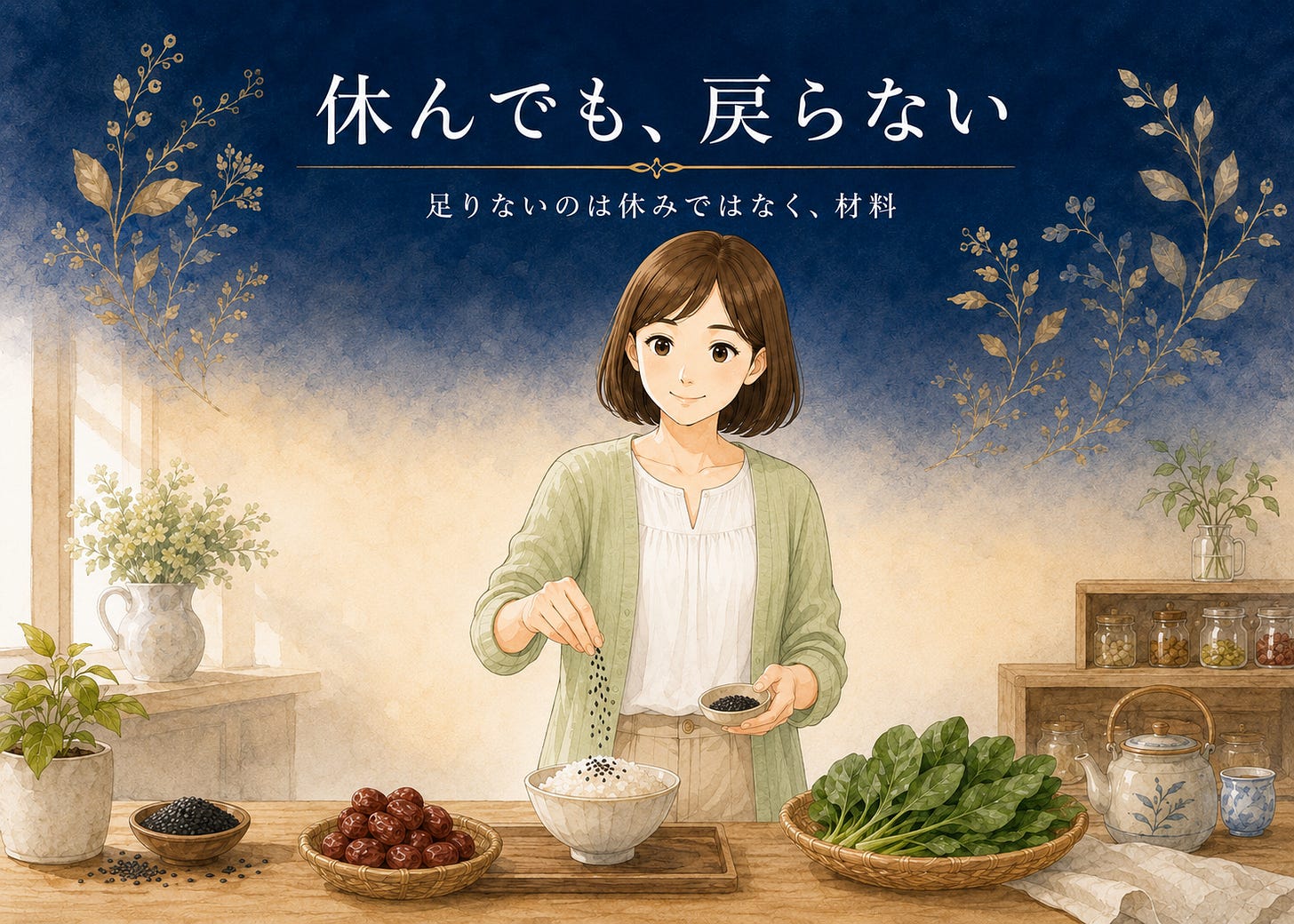 休んでも、戻らない 休んでも、戻らない