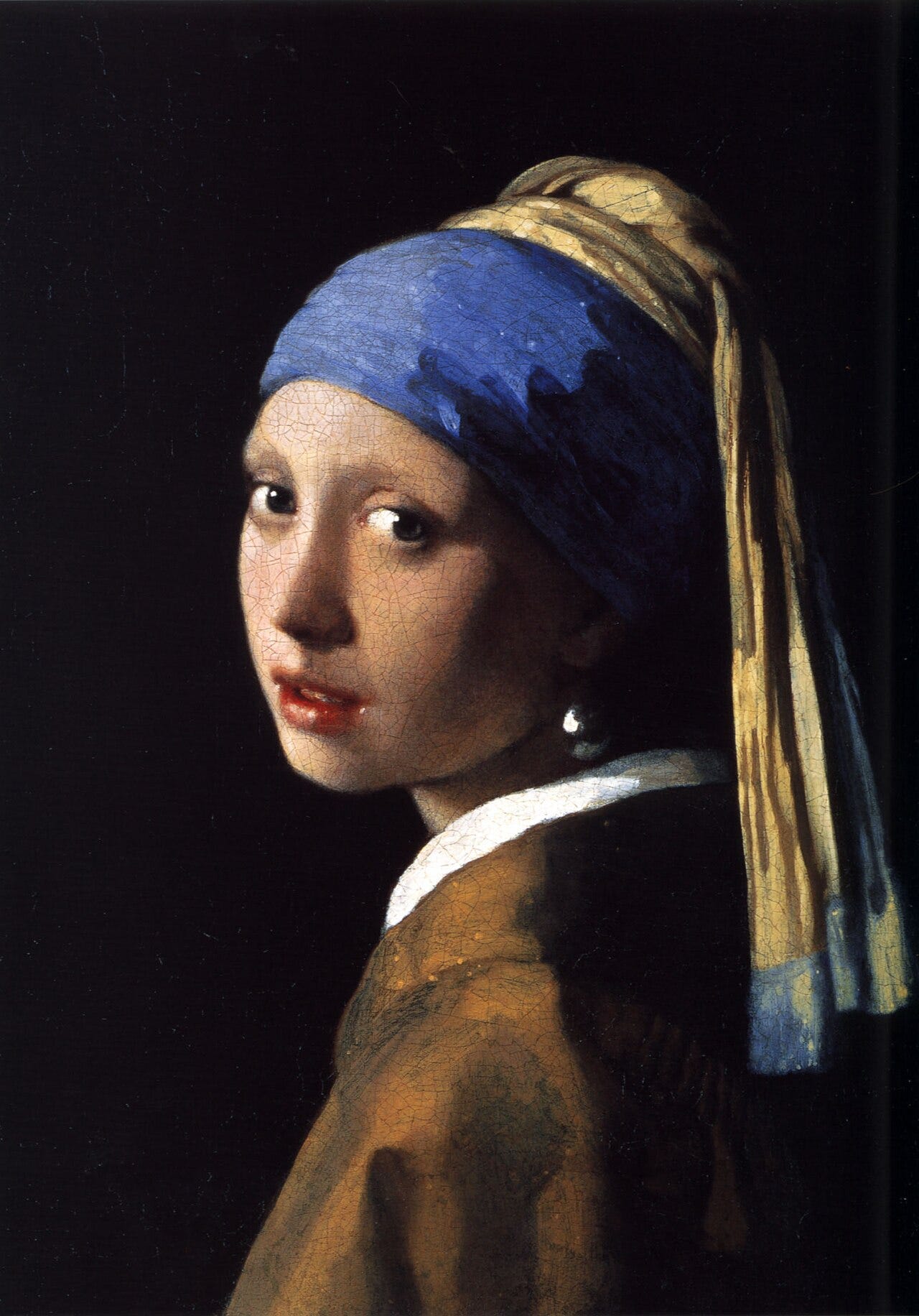 Johannes Vermeer, Girl with a Pearl Earring, about 1665 Johannes Vermeer, Girl with a Pearl Earring, about 1665