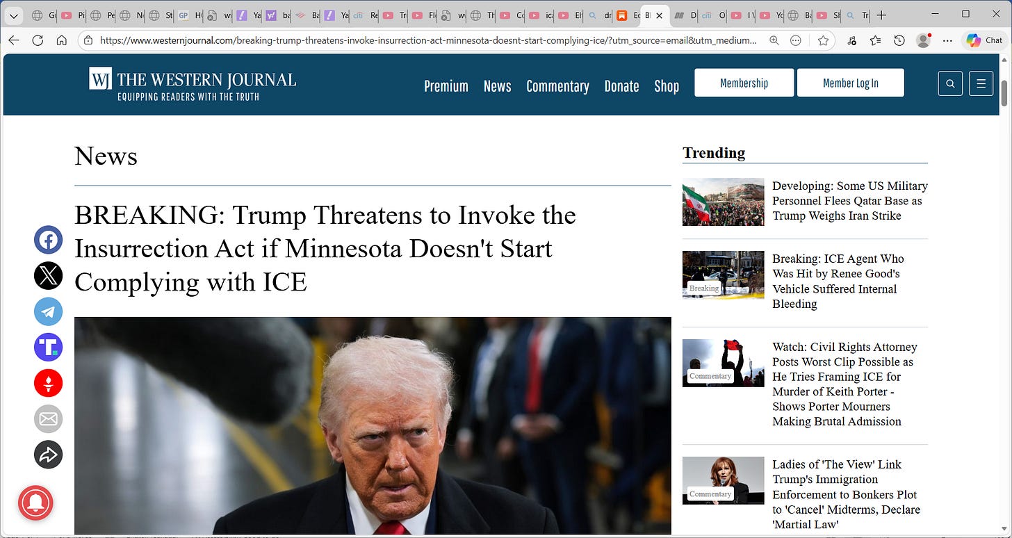 Insurrection Act! BOOM! Our great POTUS Trump now threatens invoking ...