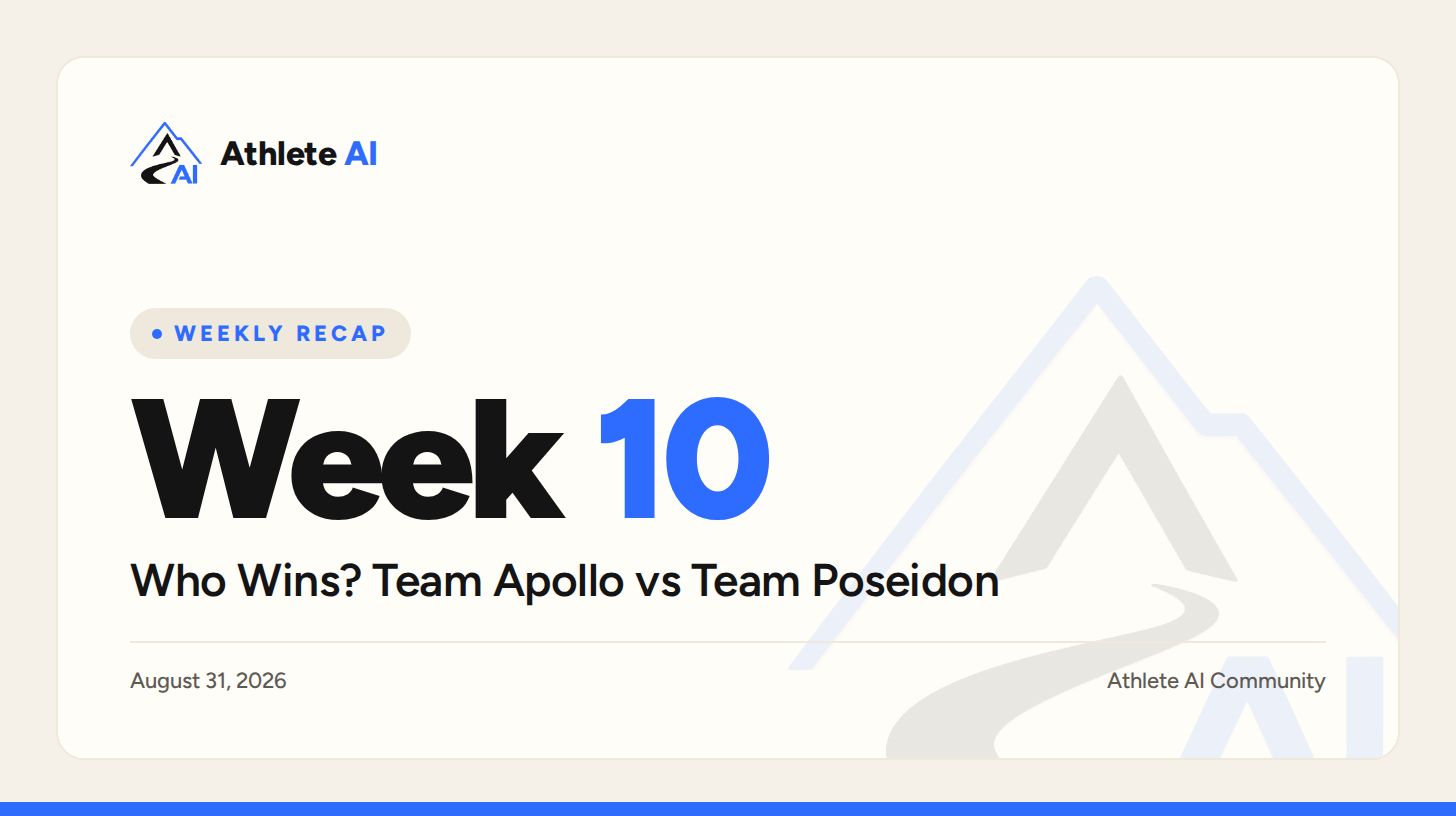 Week 10: Team Apollo vs Team Poseidon