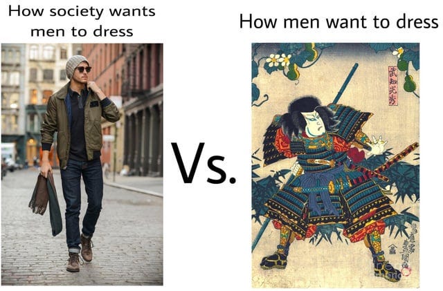 Whoever made carrying swords in public illegal in most countries is a bitch  : r/dankmemes