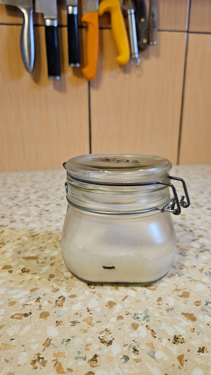 Sourdough Yeast in a jar