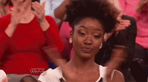 Uhhuh Clap GIF - Uhhuh Clap Black Girl Magic - Discover & Share GIFs