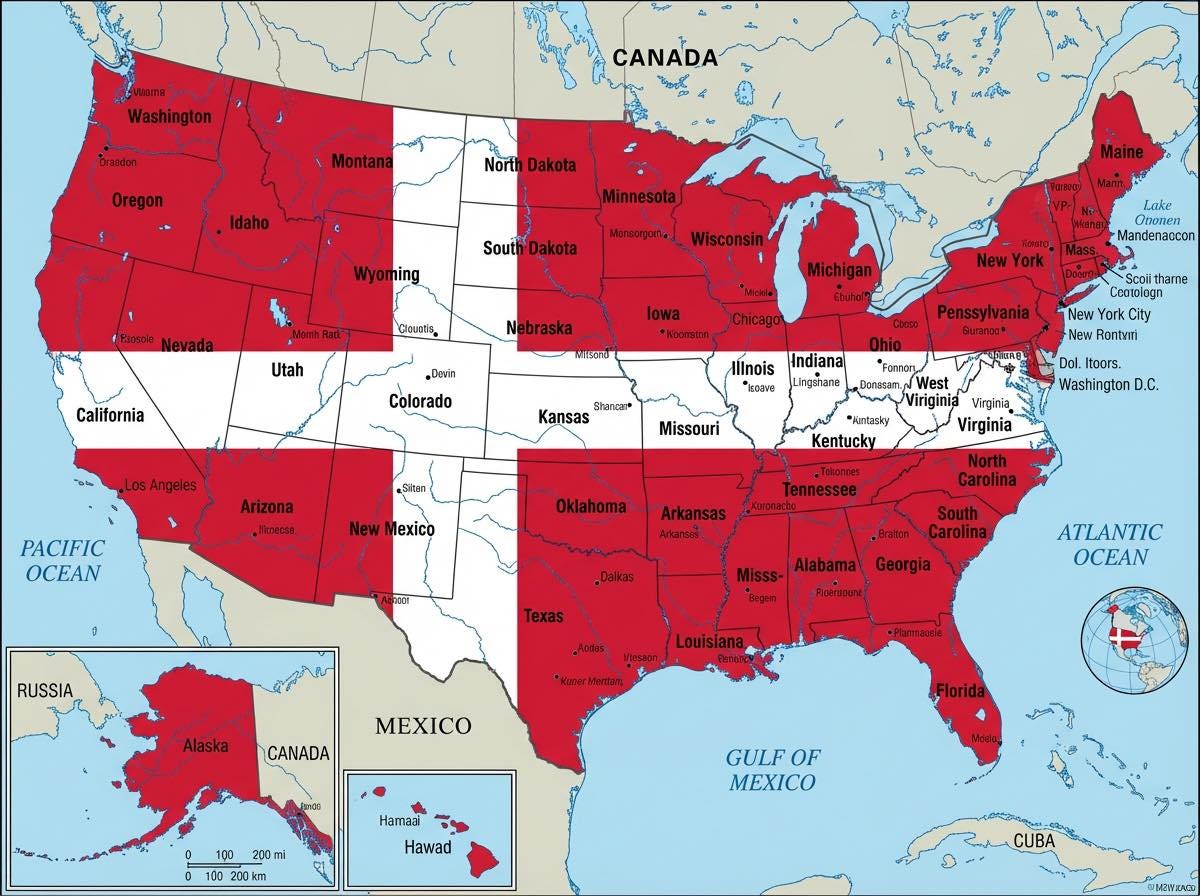 Puede ser una imagen de mapa y texto que dice "CANADA Oregon Norti Dakota Wyoming ming SoutDakota South Clouatia Utah California Lake Ononen Mandenaocon York ไอกปี .Davin Colorado Angeles Penssylvania -Sogii tharne Ccotologn New City New Rontviri Kansas Shencar Illnois HIndiana *Isoave Lingshane วิ Missouri PACIFIC OCEAN *Foman Bonasam West Viriginia Virginia "lustasky Virginia Kentucky Dol. Itoors. Washington D.C. NewMexico Mexico Oklahoma Arkansas RUSSIA South Carolina Georgia ATLANTIC OCEAN Alaska CANADA ΕΧΣO 3R:00 100 200mi 100 200km 00km Hamaai Hawad GULF OF MEXICO CUBA"