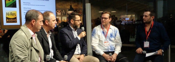 Hi res audio panel Hi res audio panel