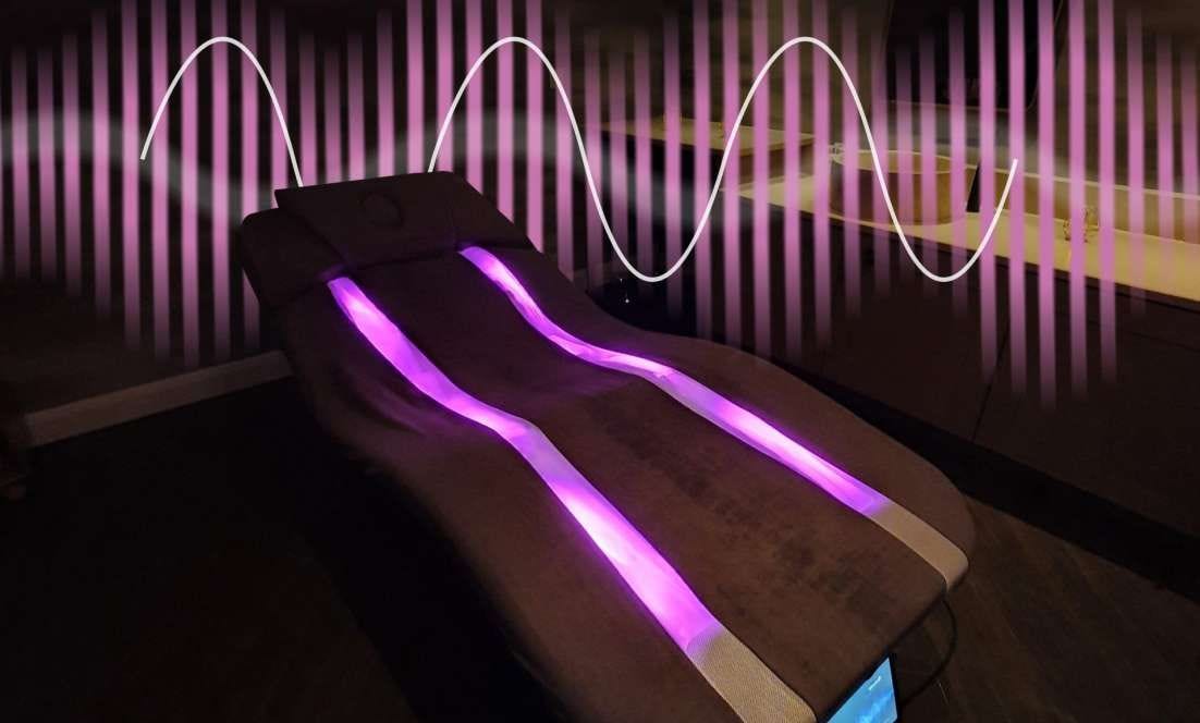 Vibroacoustic bed Vibroacoustic bed