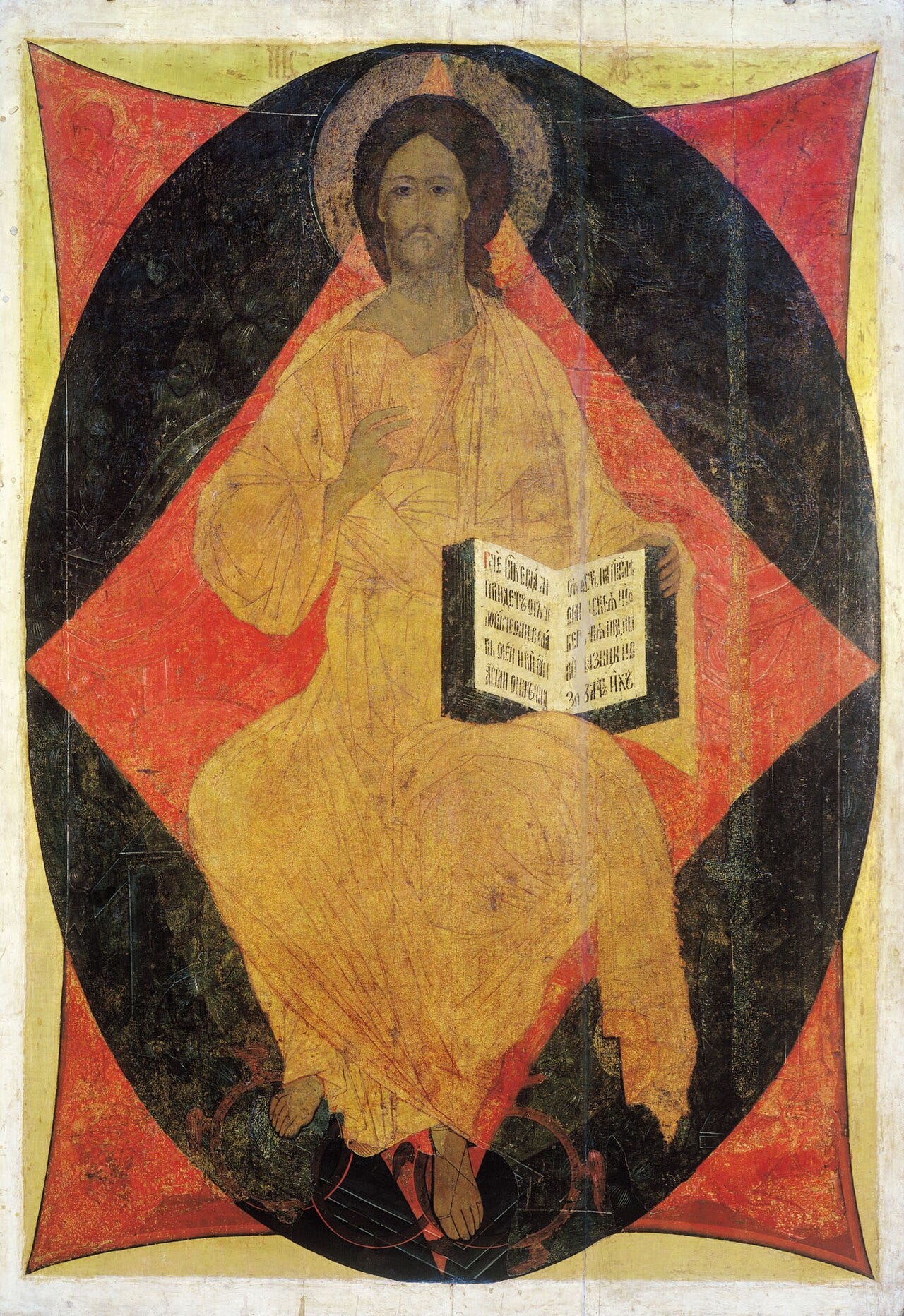 the Saviour, Zvenigorod tier by Andrei Rublev