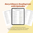 🖨️Index of the Books on Gilmore Girls by Episode: A Printable PDF 