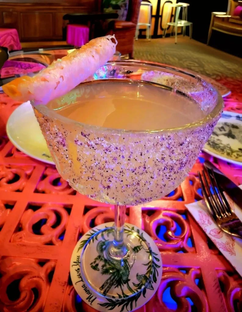 C'era una volta Hollywood margarita signature cocktail Mama Shelter Roma