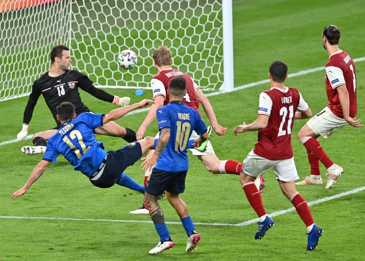 Euro 2020: los súper sustitutos de Italia finalmente hunden a Austria -  Football Italia