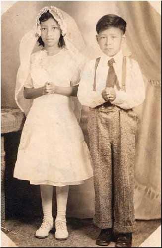 César E. Chávez dressed up for church